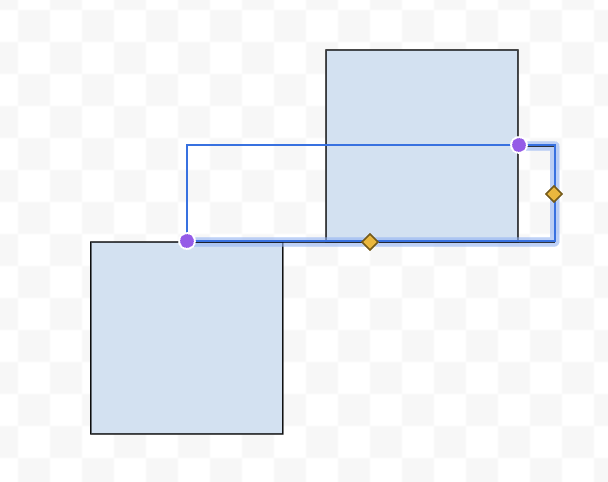 Elbow connector example from Google Drawings