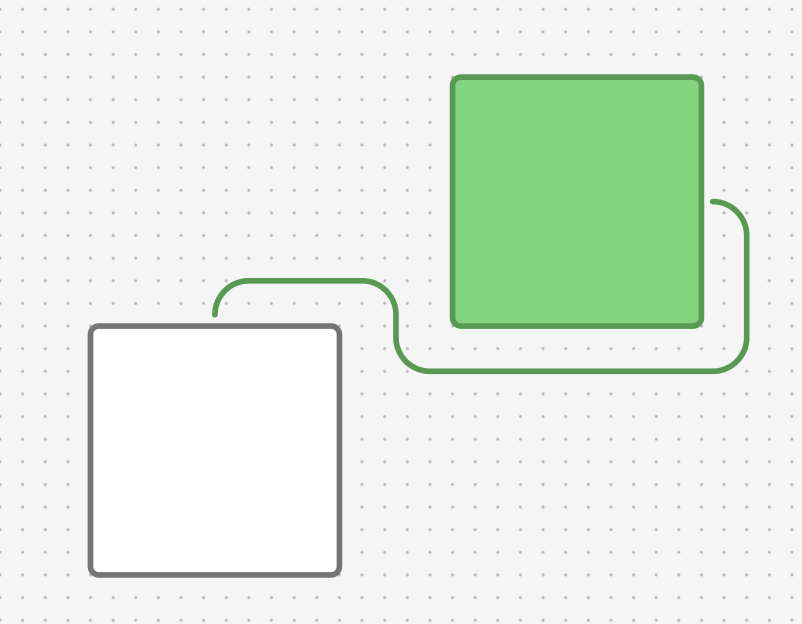 Elbow connector example from FigJam